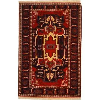 One Of The Kind Persian Mashad Rug 6'0" x 4'3"